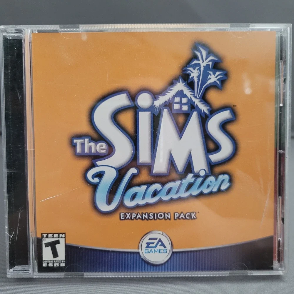 The Sims Vacation Expansion Pack EA Games (PC CD-ROM, 2002)